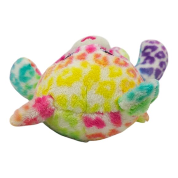 Build A Bear Amanda Rainbow Leopard Stuffed Animal Toy 16" Plush Purple Eyes BAB - Picture 7 of 11